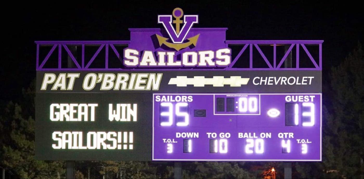Football scoreboard