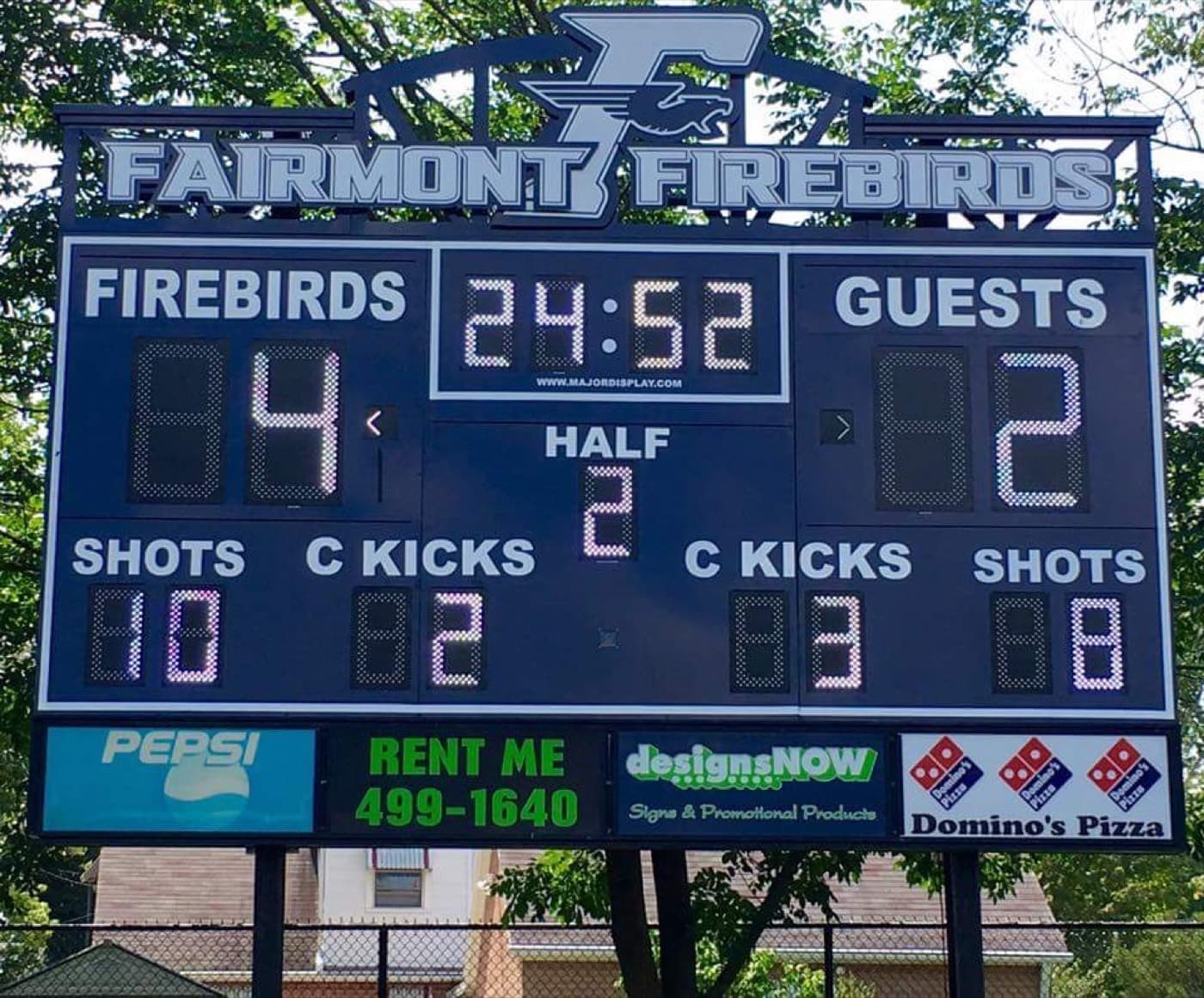 Soccer scoreboard